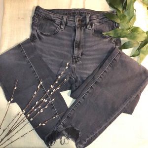 Black wash AE jeans